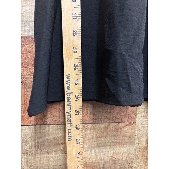 Jodifl Black V-Neck Loose Fit Tunic L - Picture 3 of 6